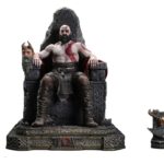 Throne Legacy God of War Series Statue 1/3 Ragnarok Master Thyself Kratos Bonus Version 67 cm