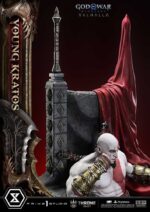 Throne Legacy God of War Series Statue 1/3 Ragnarok Young Thyself Kratos 91 cm by Prime 1 - immagine 9