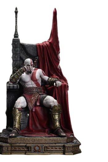 Throne Legacy God of War Series Statue 1/3 Ragnarok Young Thyself Kratos Bonus Version 91 cm