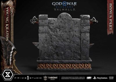Throne Legacy God of War Series Statue 1/3 Ragnarok Young Thyself Kratos Bonus Version 91 cm by Prime 1 - immagine 6