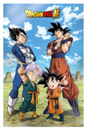 Dragon Ball Super 3D Poster Battle of Gods Goku Vegeta Family 38 x 58 cm