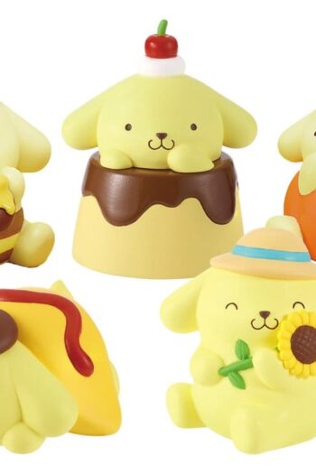Sanrio Twinchees Mini Figures Pompompurin My Fav Color 5 cm Blind Pack Display (24)