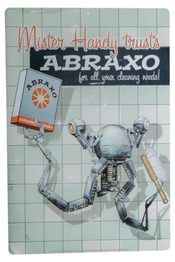 Fallout Metal Sign Mr. Handy