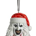 Terrifier 3 Hanging Tree Ornament Santa Art the Clown