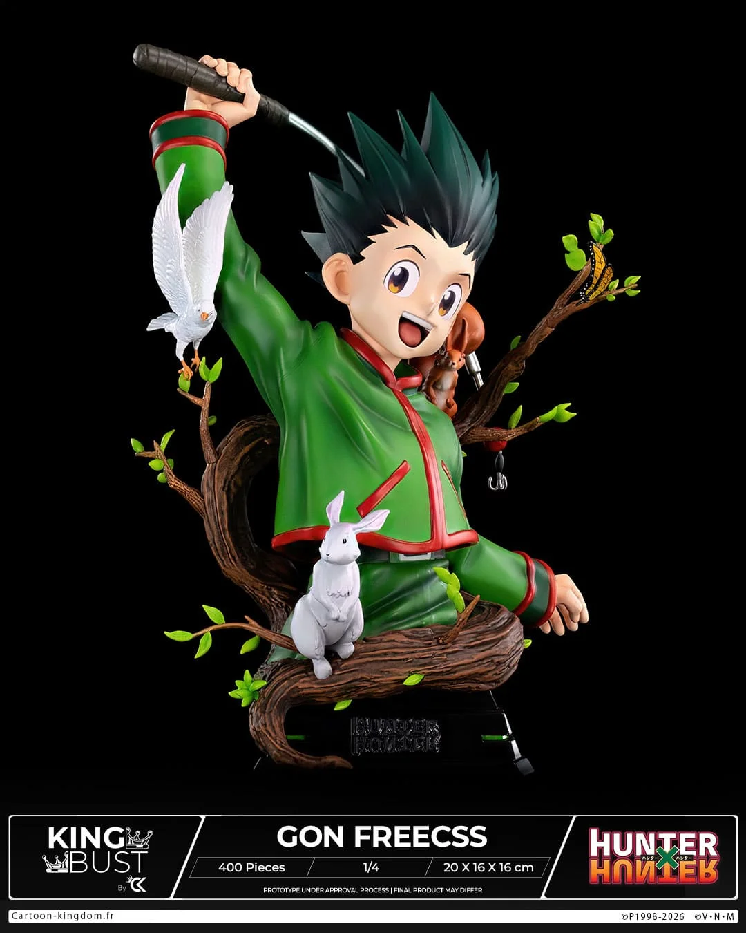 10 Gon Hunter x Hunter 1/4 king Bust CK by Cartoon Kingdom - immagine 1