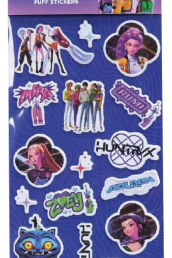 KPop Demon Hunters Sticker Set Puff