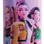 KPop Demon Hunters Flip Top Water Bottle Huntr/x