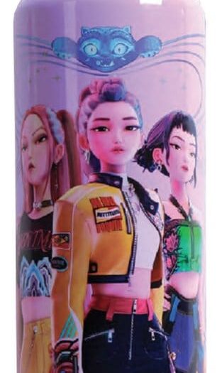 KPop Demon Hunters Flip Top Water Bottle Huntr/x