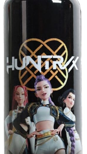 KPop Demon Hunters Flip Top Water Bottle Golden