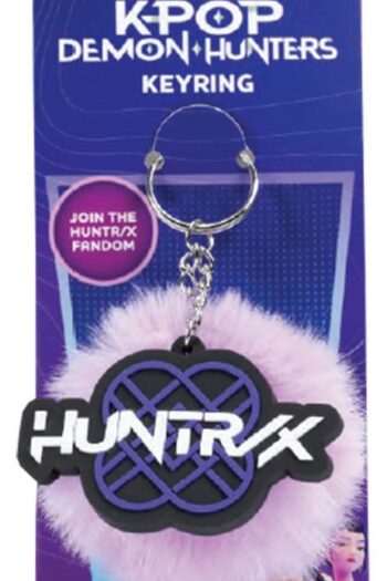 KPop Demon Hunters Pom Pom Keychain Huntr/x