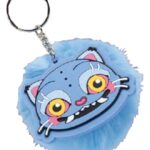 KPop Demon Hunters Pom Pom Keychain Derpy