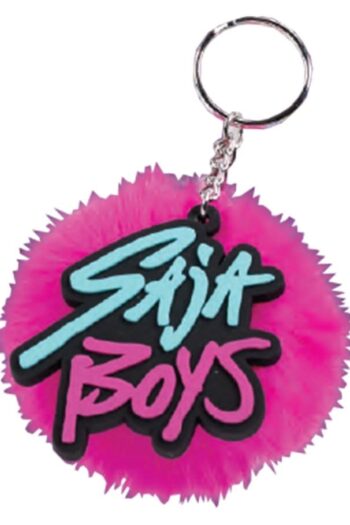 KPop Demon Hunters Pom Pom Keychain Saja Boys