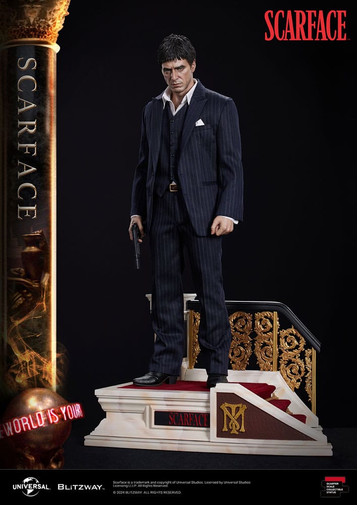 x_bw-ss-22301 Scarface Superb Scale Statue 1/4 Tony Montana 53 cm Al Pacino by Blitzway - immagine 1