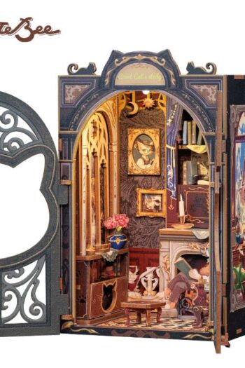 Book Nook Count Cat´s Study 17 x 12 cm