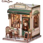 Miniature House Model Kit Sunny Cafe 20 x 16 cm