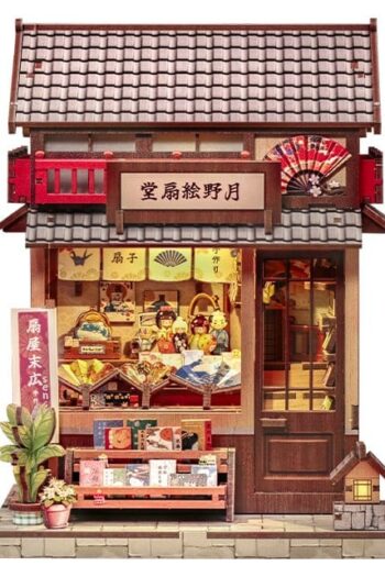 Miniature House Model Kit Tsukino Eogi-dou 19 x 14 cm