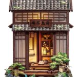 Miniature House Model Kit Kirishima Cha-an 19 x 14 cm