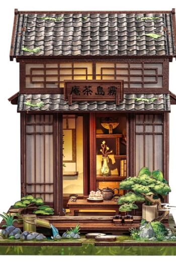 Miniature House Model Kit Kirishima Cha-an 19 x 14 cm