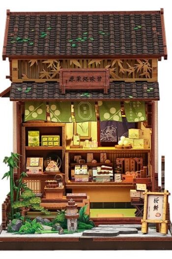 Miniature House Model Kit Kanmi-dokoro Kurihara 19 x 15 cm