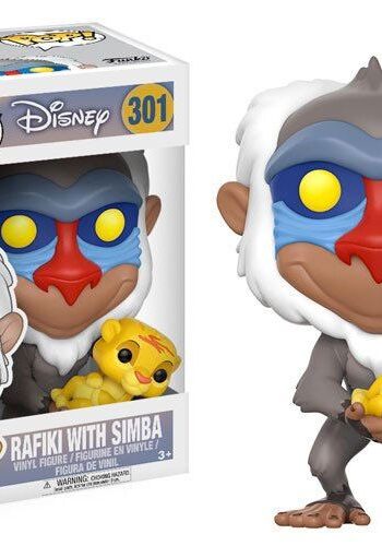 The Lion King POP! Disney Vinyl Figure Rafiki & Simba 9 cm