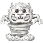 Looney Tunes POP! Animation Vinyl Figure Taz 9 cm