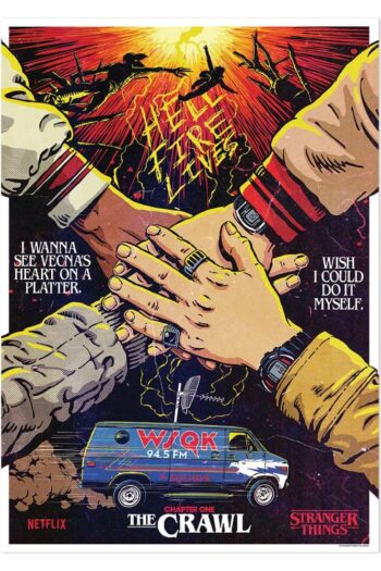 Stranger Things 5 Art Print The Crawl Limited Edition 42 x 30 cm