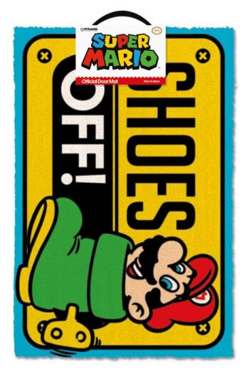 Super Mario Doormat Shoes Off 40 x 60 cm
