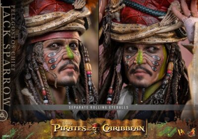 Pirates of the Caribbean: Dead Man's Chest Action DX Figure 1/6 Pelegostos Chief Jack Sparrow 30 cm by Hot Toys - immagine 17