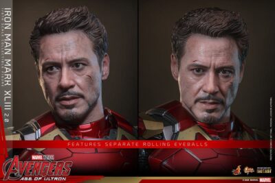 Avengers: Age of Ultron Movie Masterpiece Diecast Action Figure 1/6 Iron Man Mark XLIII (2.0) 32 cm by Hot Toys - immagine 17