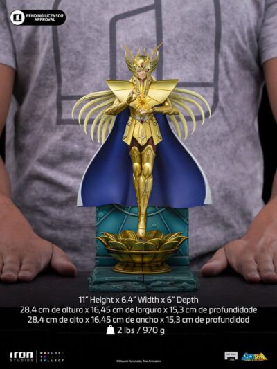 Virgo Shaka Saint Seiya Art Scale Statue 1/10  28 cm by Iron Studios - immagine 3