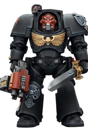 Warhammer 40,000 Action Figure Black Templars Terminator 1 with Power Sword and Storm Bolter 14 cm