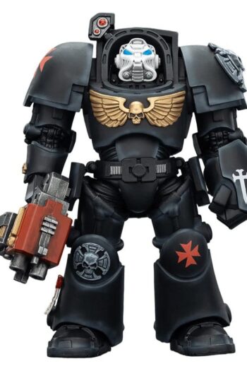 Warhammer 40,000 Action Figure Black Templars Terminator 2 with Power Fist and Storm Bolter 14 cm