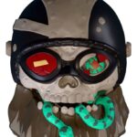 Rover Robin Plastic Model Kit Overtakes Skull Rider