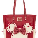 Disney by Loungefly Canvas Tote Bag Minnie Mouse Rock the Dots