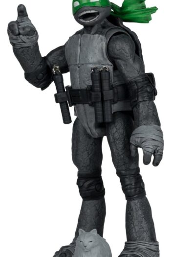 Teenage Mutant Ninja Turtles Page Punchers Action Figure Michelangelo (Black White & Green) (Red Platinum Edition) 13 cm