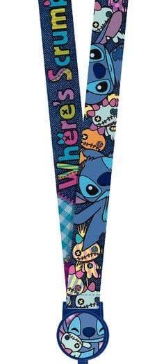 Lilo & Stitch Deluxe Lanyard with Card Holder Stitch Where's Scrump?