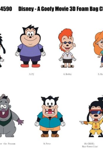 A Goofy Movie 3D Foam Bag Clips Series 74 Display (24)