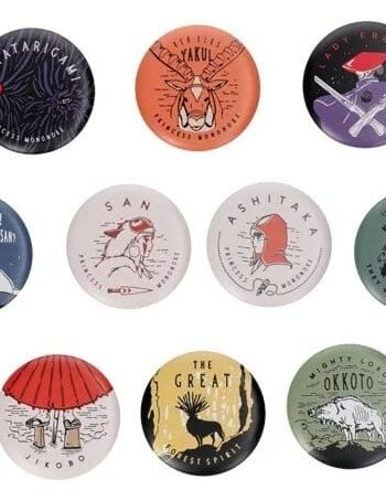Princess Mononoke Pins Vintage 6 cm Blind Box Assortment (10)