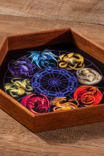 Anne Stokes Dice Tray Dragons of the Sabbats 20 cm