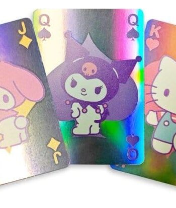 Sanrio Playing Cards Hello Kitty & Friends Cupcake French-suited Deck Holographic