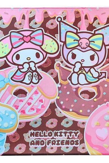 Sanrio Pink Black Party Series XXL Mousepad Hello Kitty & Friends Donuts