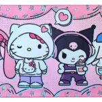 Sanrio Pink Black Party Series XXL Mousepad Hello Kitty & Friends Pop