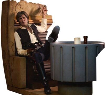 Star Wars Episode IV Mixed Media Premium Format Figure Han Solo: Sorry About the Mess 32 cm by Sideshow - immagine 2