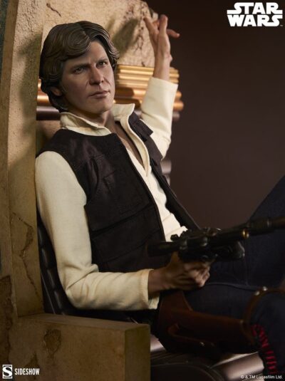 Star Wars Episode IV Mixed Media Premium Format Figure Han Solo: Sorry About the Mess 32 cm by Sideshow - immagine 5
