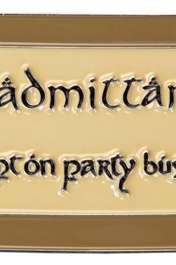 Lord of the Rings Magnet No Admittance (Enamel) 7 cm