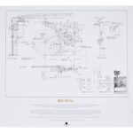 Lord of the Rings Blueprint Art Print The Grey Havens 59 x 42 cm