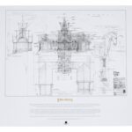 Lord of the Rings Blueprint Art Print The Stable of Edoras 59 x 42 cm