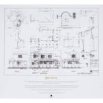 Lord of the Rings Blueprint Art Print The Courtyard of Minas Tirith 59 x 42 cm