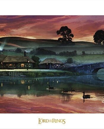 Lord of the Rings Art Print Return to the Green Dragon Inn 59 x 42 cm