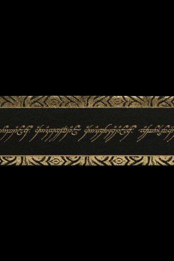 Lord of the Rings Leather Bookmark The One Ring Inscription